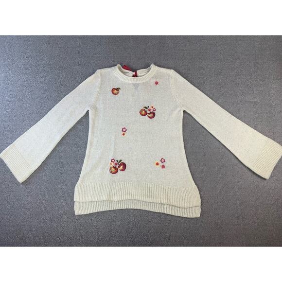 LC Lauren Conrad Disney Sweater Snow White Embroidered Knit Size Medium - Picture 1 of 9